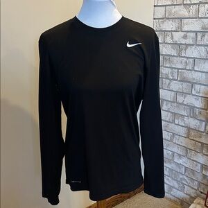 Nike Black Dri-Fit Long Sleeve Top